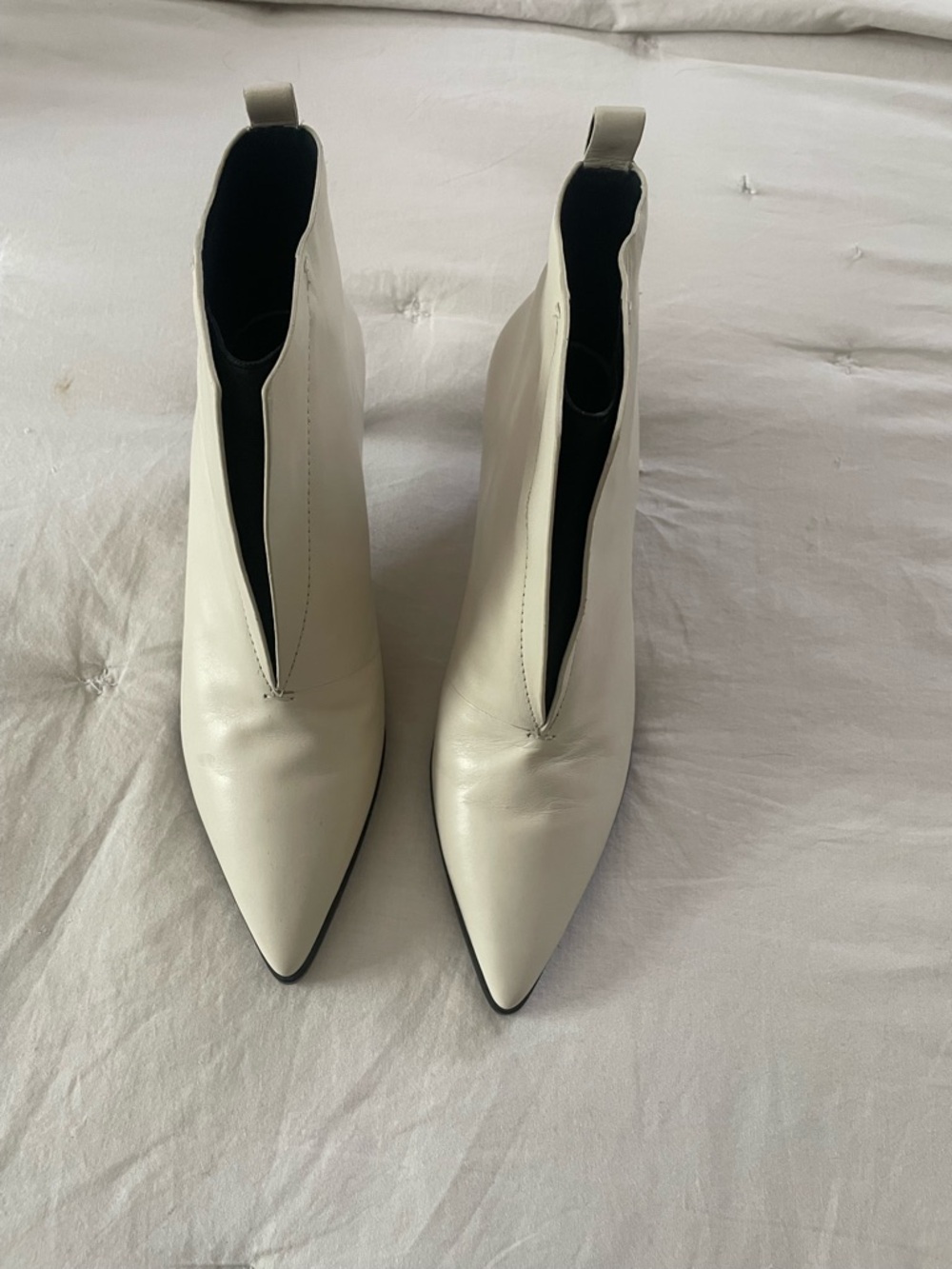 Mercedes Castillo cream bootie